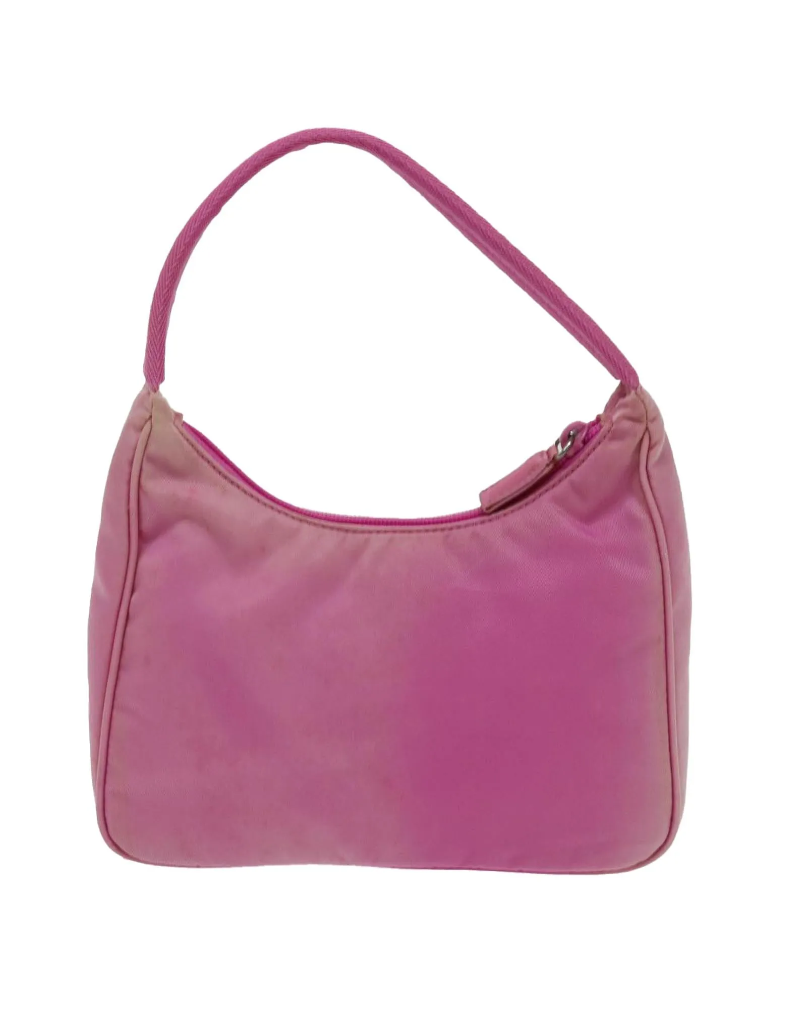 Nylon Pink Hand Bag by Italian Designer