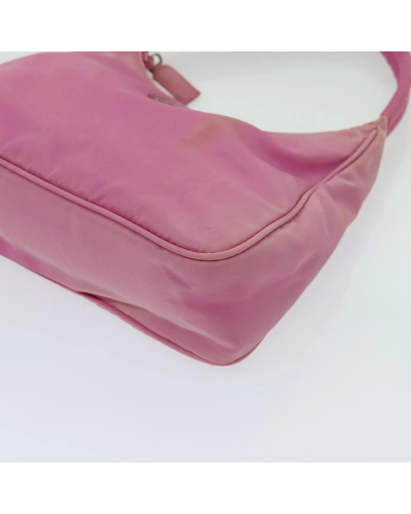 Nylon Pink Hand Bag by Italian Designer