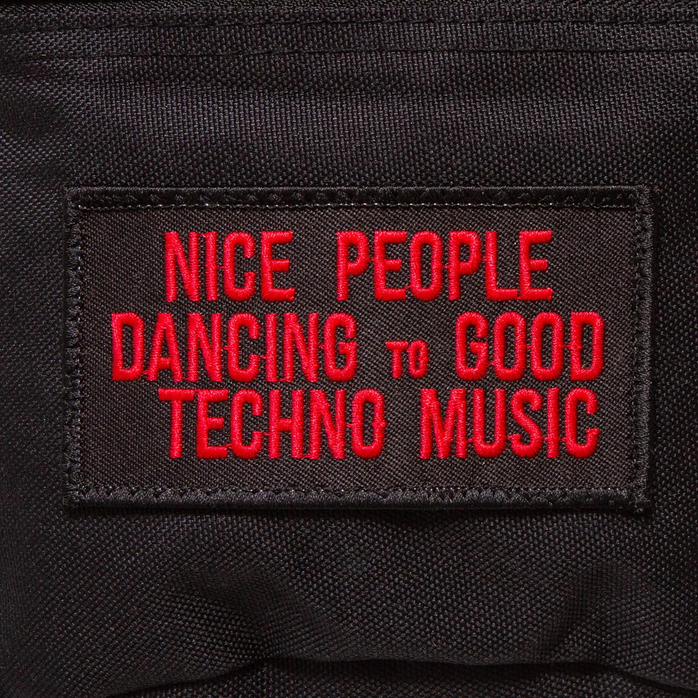 Peoples Techno - Bum Bag - Black