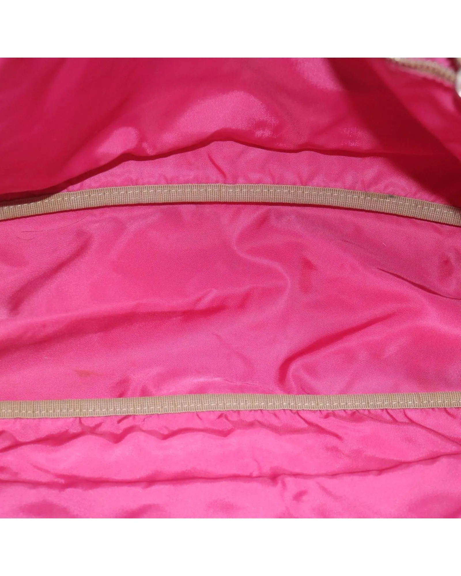 Prada Pink Nylon Tote Bag