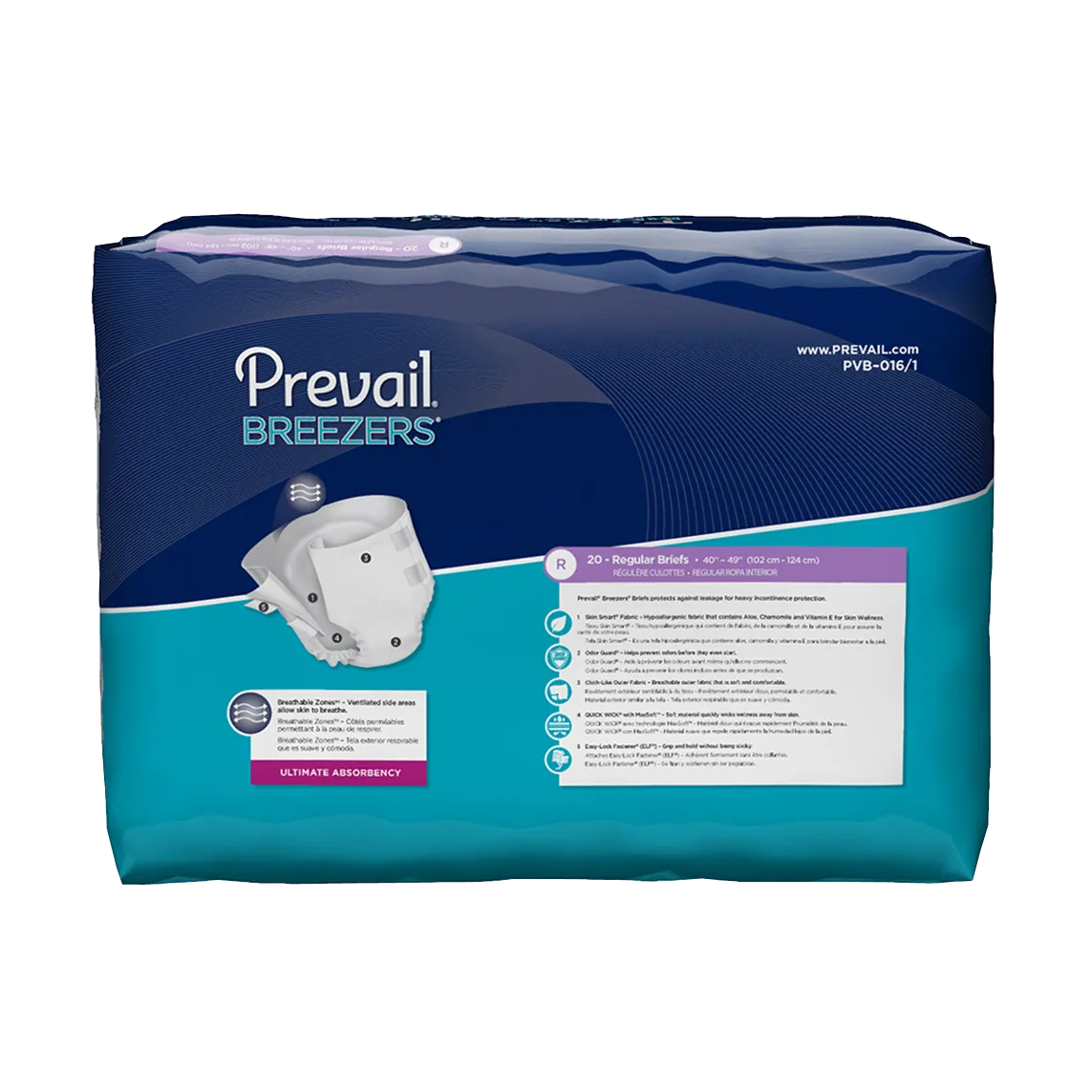 Prevail Breezers Adult Briefs