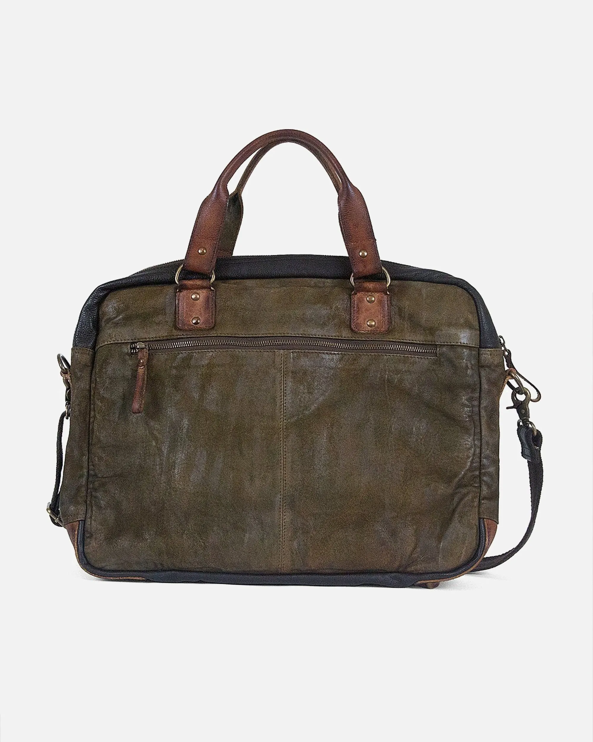 Products 2100 Daamen | Men's Leather Messenger Bag | Laptop Briefcase