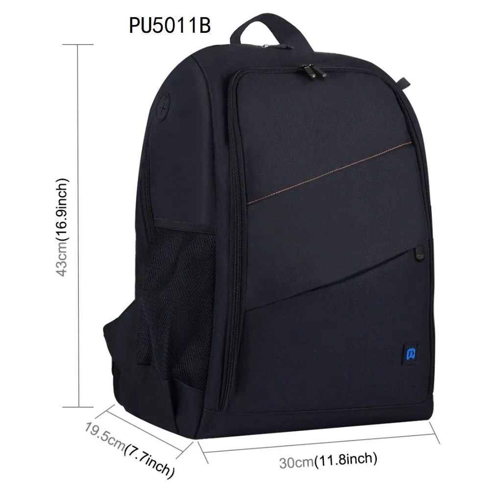 PULUZ Outdoor Portable Waterproof Scratch-proof Dual Shoulders Backpack Camera Bag Digital DSLR Photo Video Bag, laptop backpack