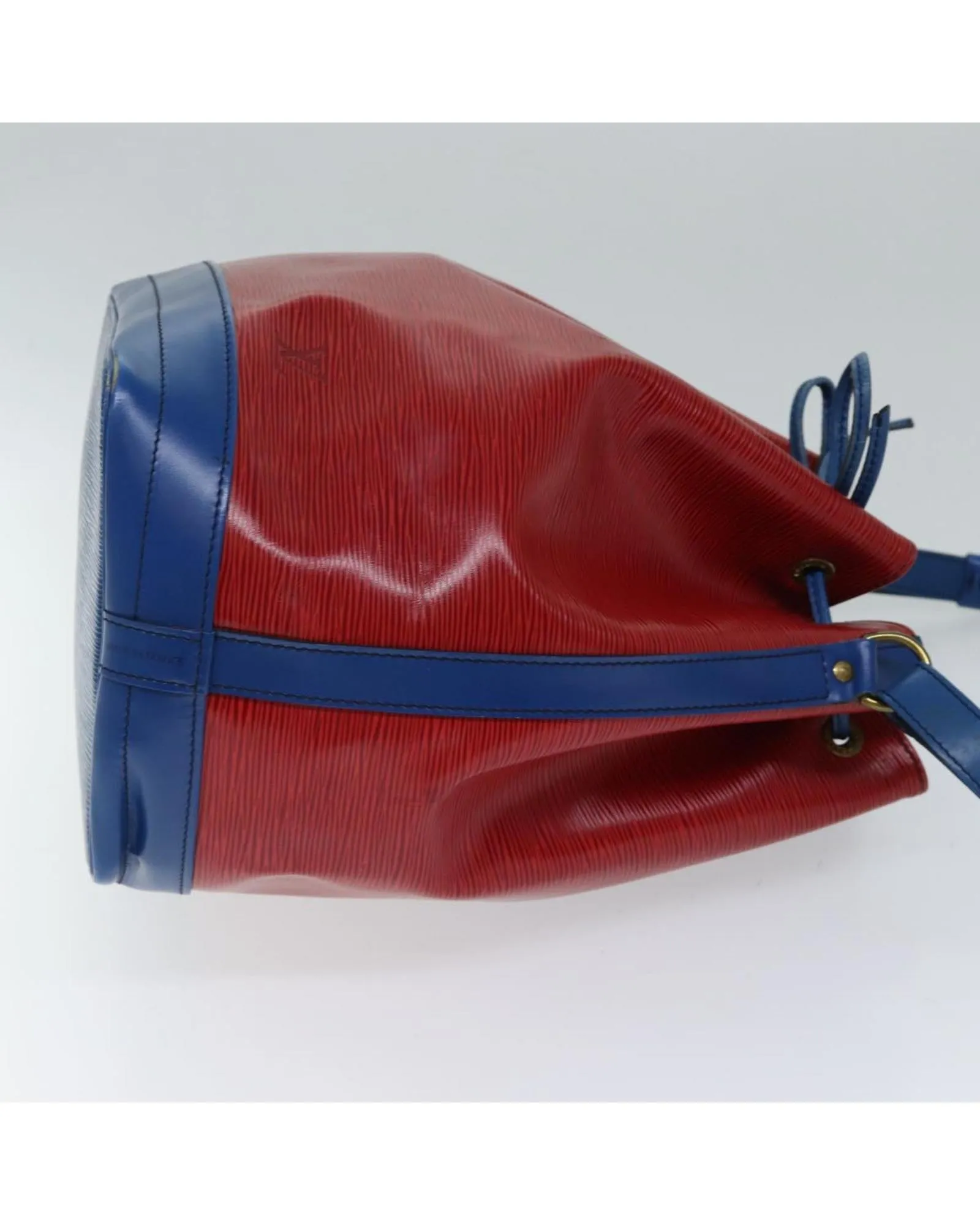 Red and Blue Epi Leather Shoulder Bag