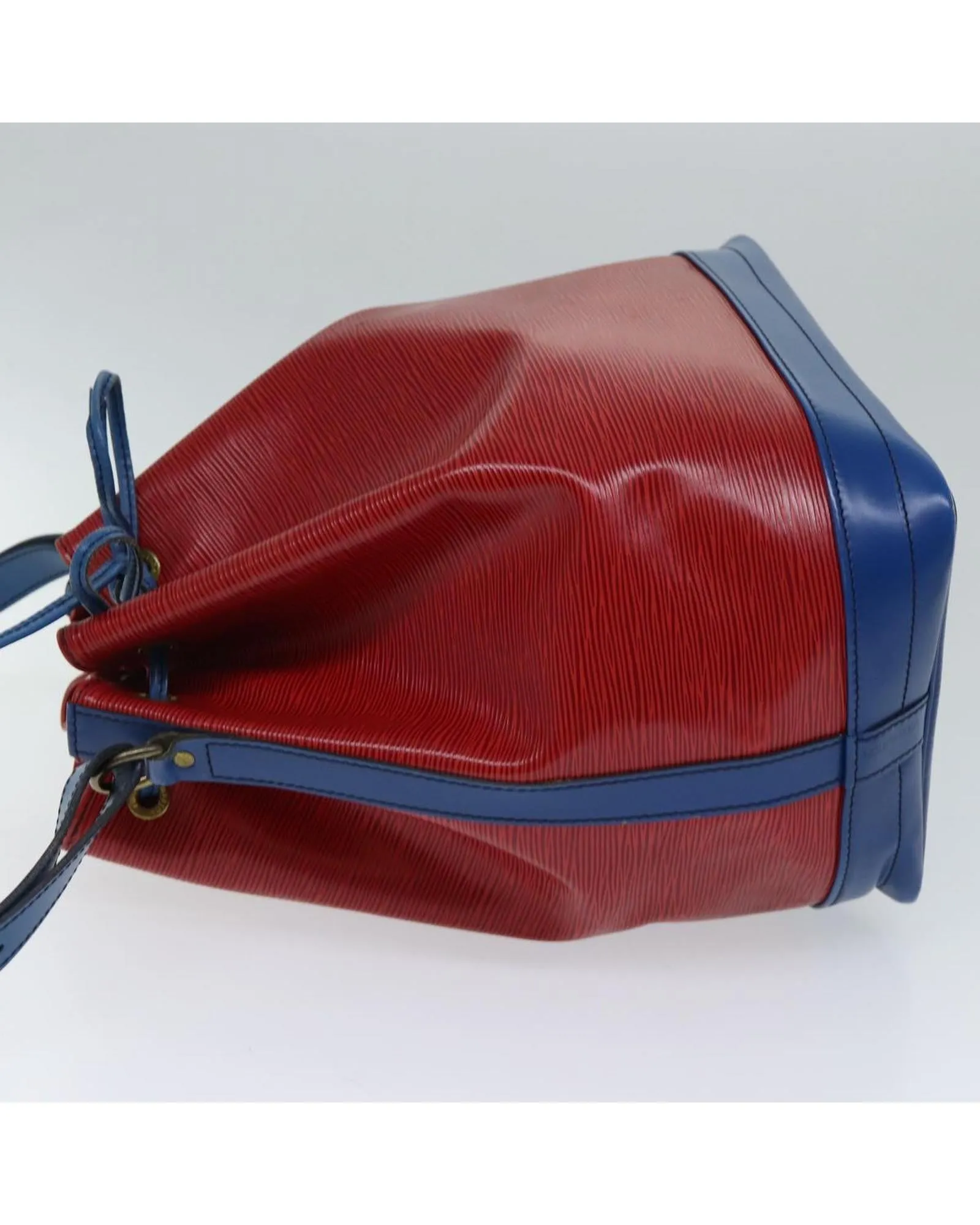 Red and Blue Epi Leather Shoulder Bag