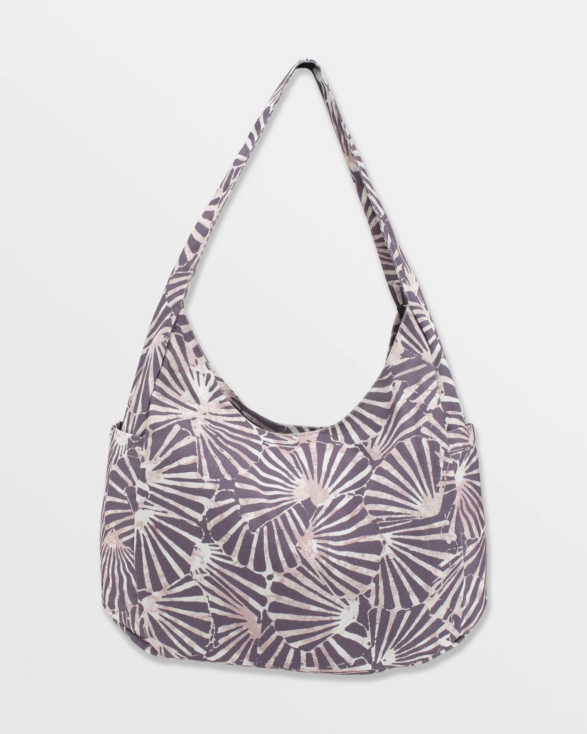 Schoolyard Canvas Hobo Tote - Dark Grey