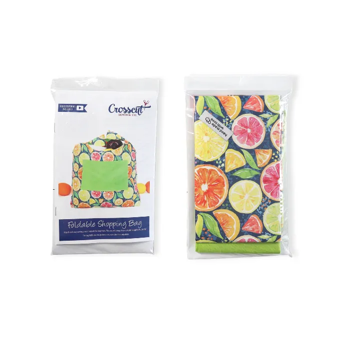 Shopping Tote Sewing Kit - Citrus