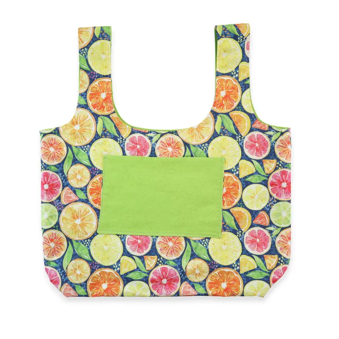 Shopping Tote Sewing Kit - Citrus