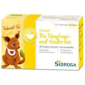 SIDROGA organic Kids baby, infants  and children's tea filter bags