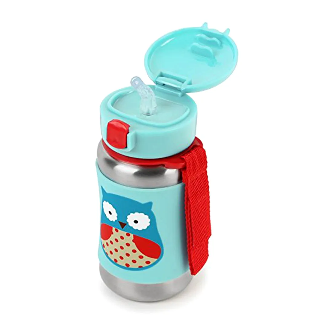 Skip Hop SS Sipper Zoo Stainless Steel Sports Bottle (3 to 6 Years)