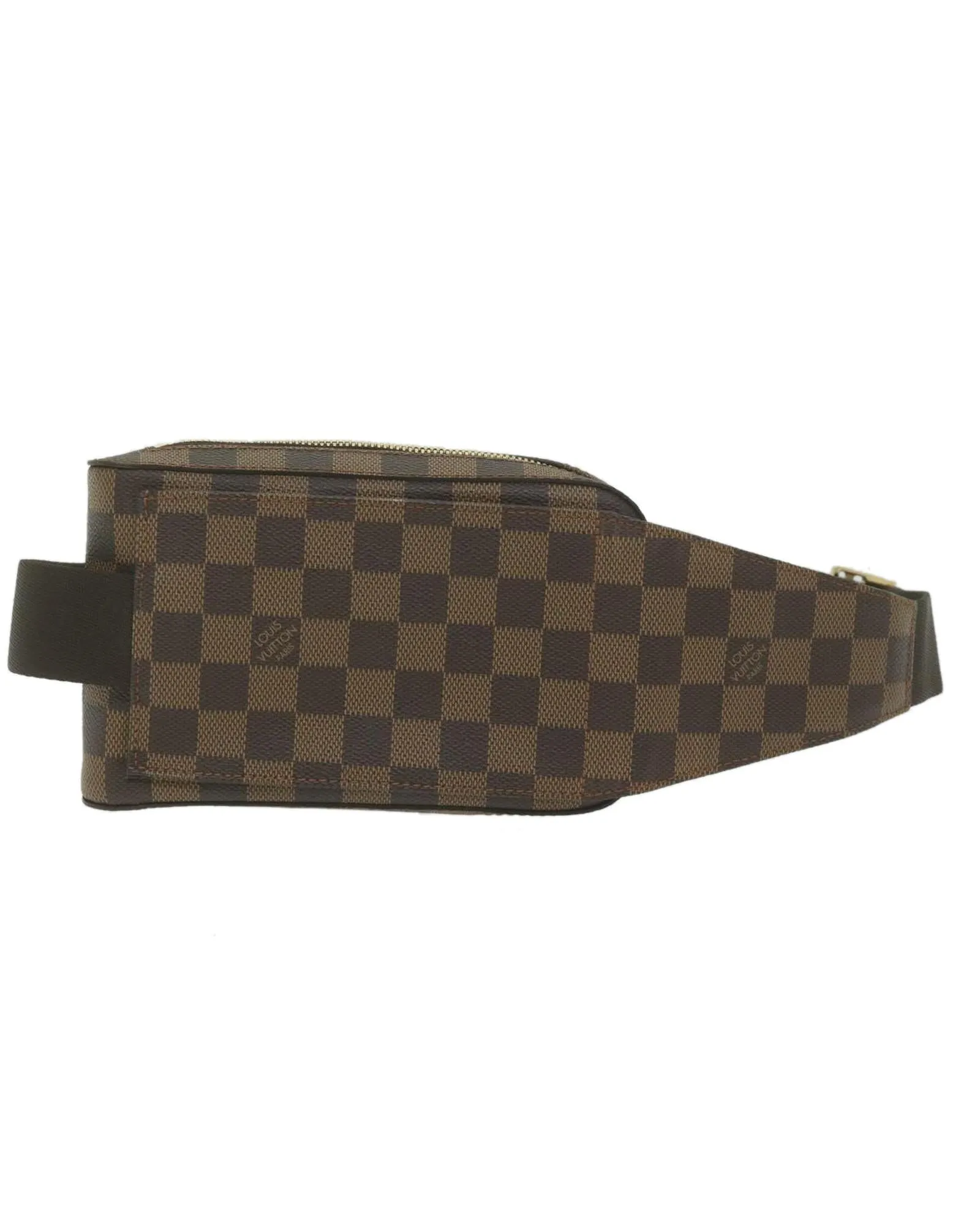 Stylish Damier Ebene Shoulder Bag with Adjustable Strap