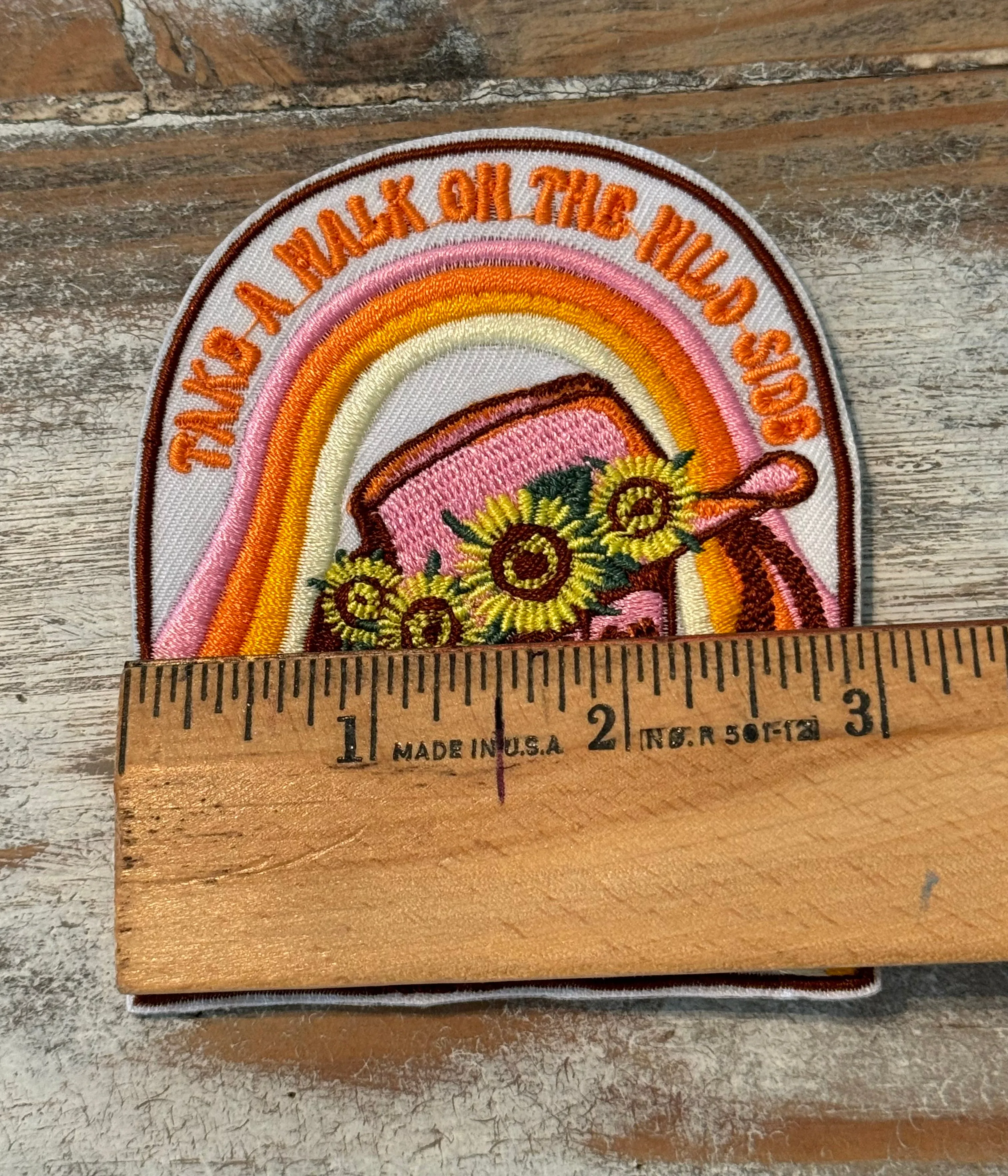 Take A Walk On The Wild Side Cowgirl Iron On Patch