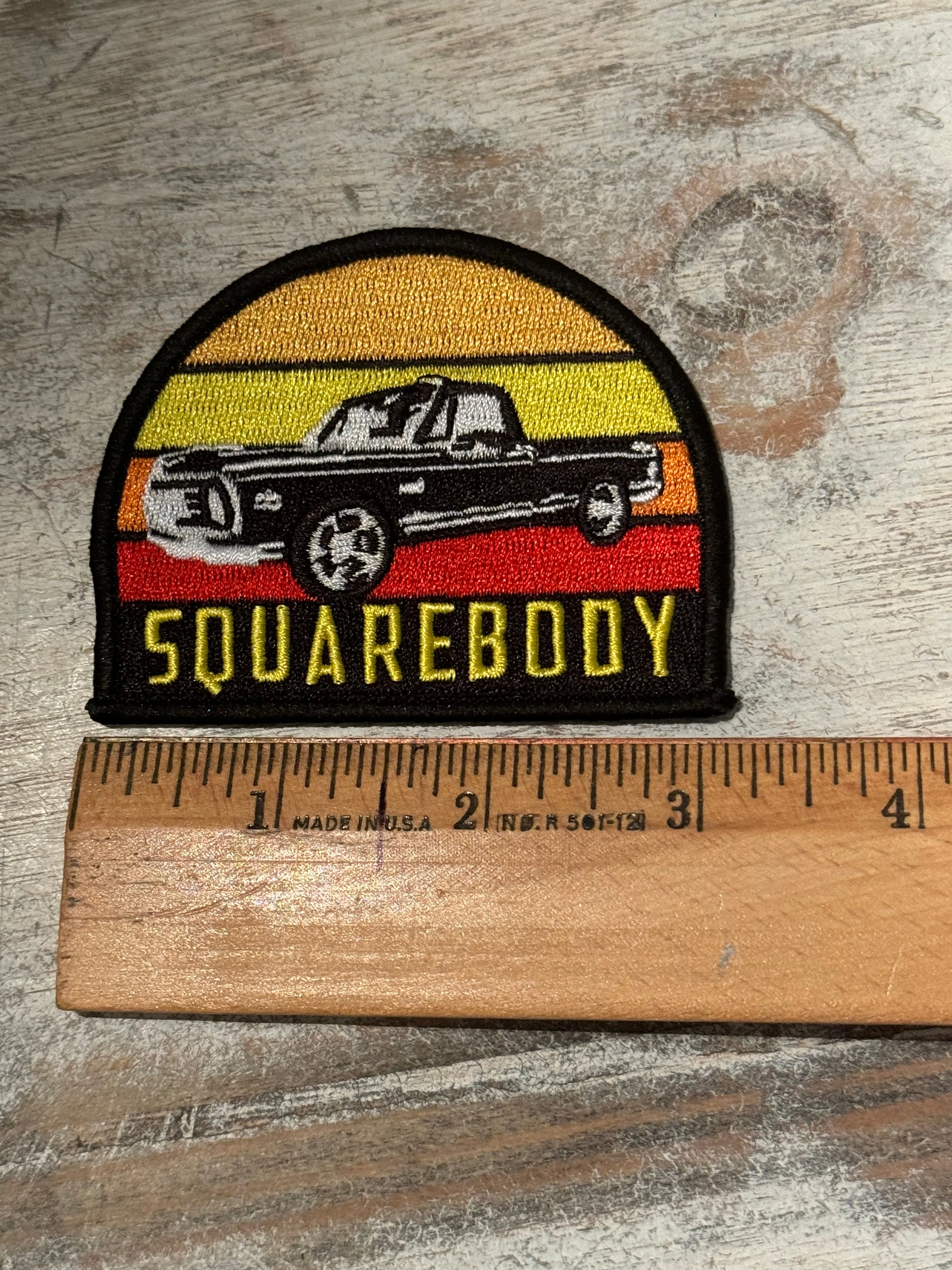 Truck Iron On Patches