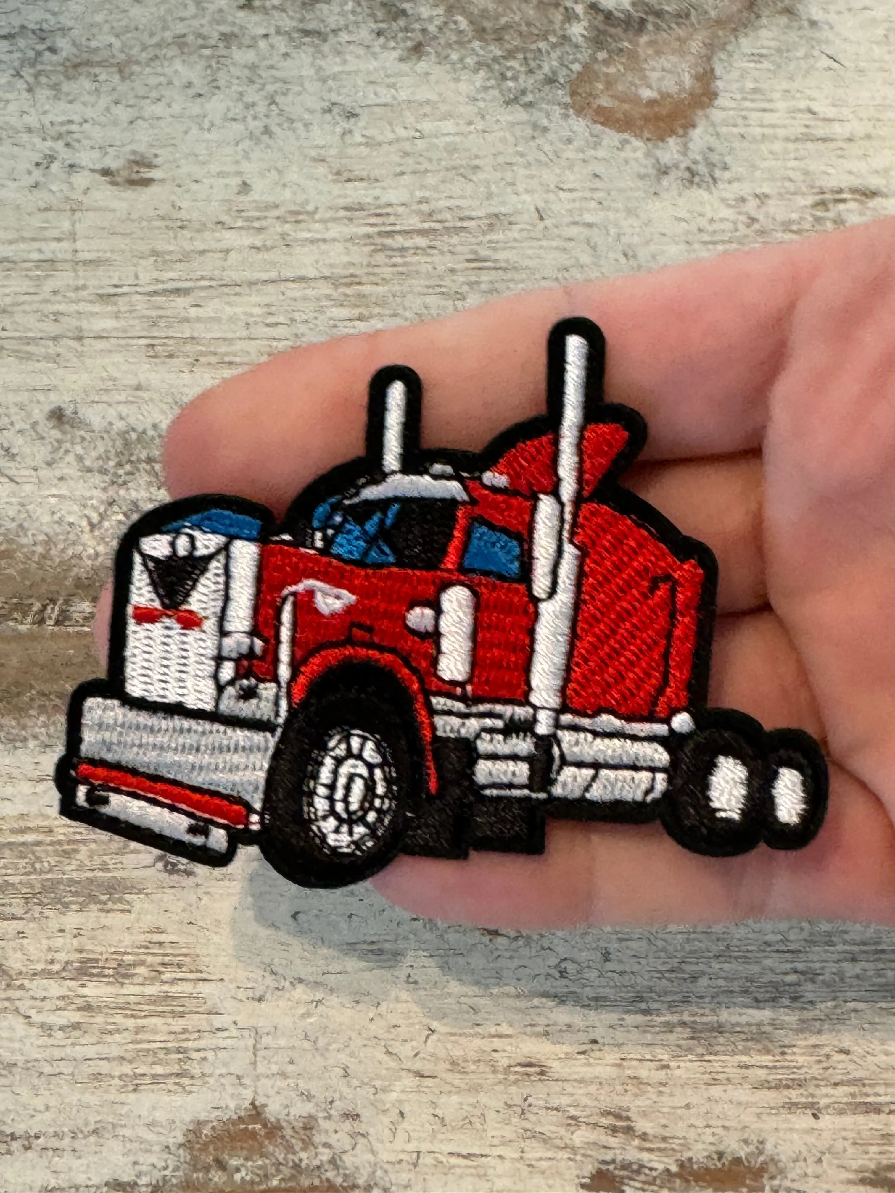 Truck Iron On Patches