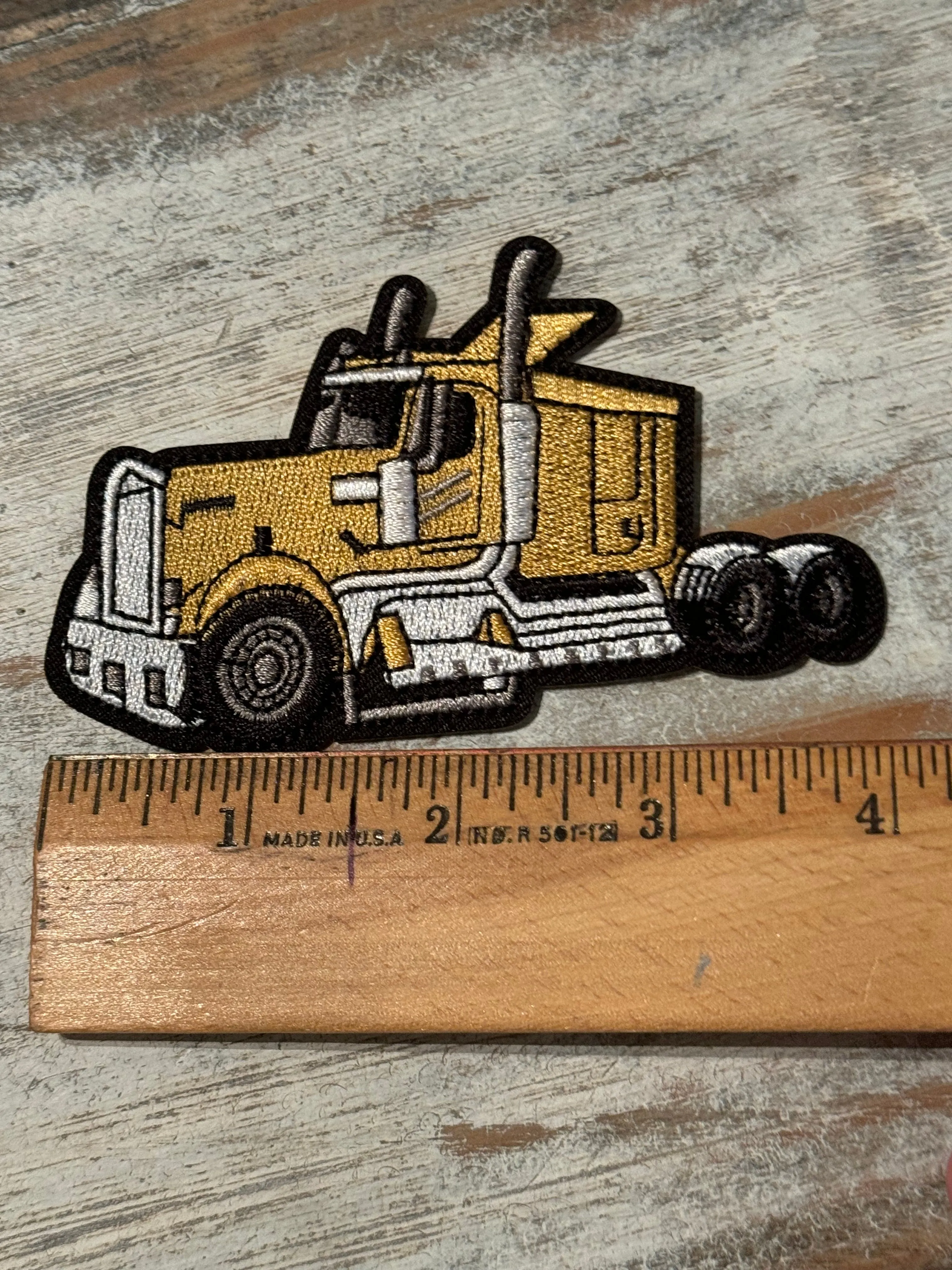 Truck Iron On Patches